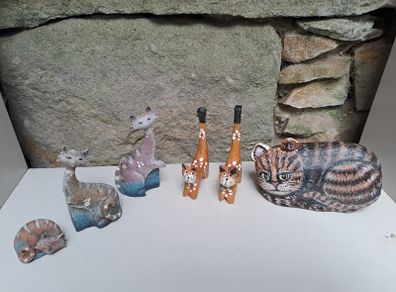 Cat figurines bundle