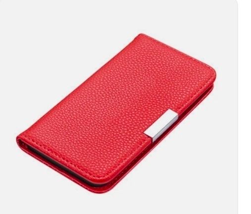 Samsung A20 red phone case with magnetic clip