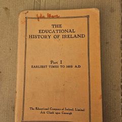 Rare The Educational History Of Ireland. Part 1.earliest Times To 1603 Ad. Printed By The Educational Company Of Ireland Limited. Paperback In Fair Condition.  See Photos For Same.
