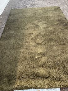 IKEA moss green rug free