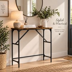 Console Table 75cm Slim Narrow Design