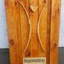 Rustic Burning Man Wood Art Wall Sign / Plaque Image 3