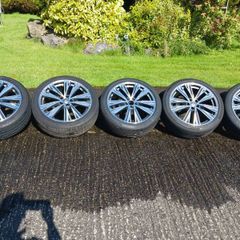 5 x genuine Audi a6 S line alloys and tyres