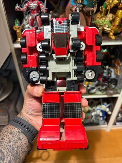Power Rangers Lost Galaxy Gingaman DX Giga Rhinos Megazord Bandai Japan Vintage