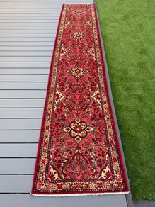 Handmade Persian Hallway Rug XXL Hand-Knotted Wool