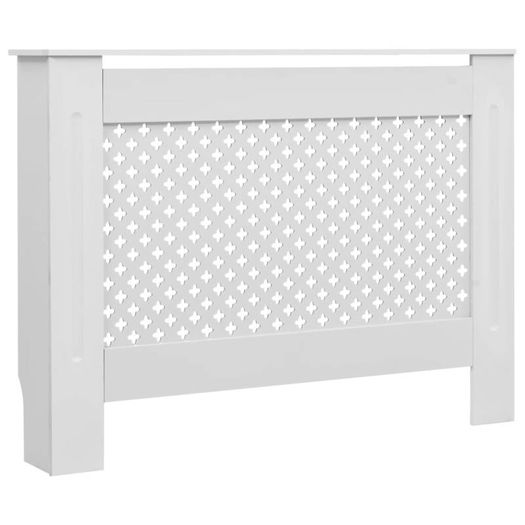 Radiator Covers 2 pcs White 112x19x81.5 cm MDF