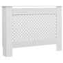 Radiator Covers 2 pcs White 112x19x81.5 cm MDF Image 2