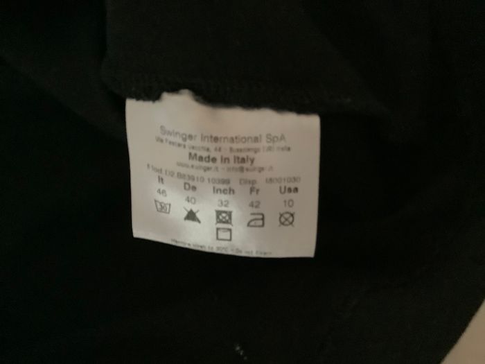 Stunning Italian Designer Byblos Dress black bateau neckline 14