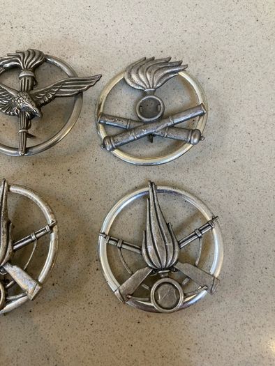 Italian Army badges Infantry sold as a lot