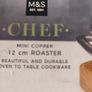 Chef Mini Copper 12 Cm. Roaster Beautiful And Durable Oven To Table Cookware Image 6