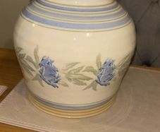 Nicholas Mosse Blue Peony Cookie Jar