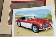 Decoupage Prints with matching double mount
