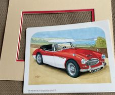 Decoupage Prints with matching double mount