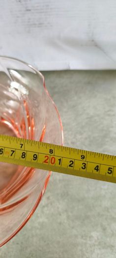 Vintage Heisey Pink Twist Depression Glass Serving Bowl 8 inches.