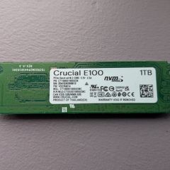 New Crucial E100 1TB M.2 NVMe with heatsink