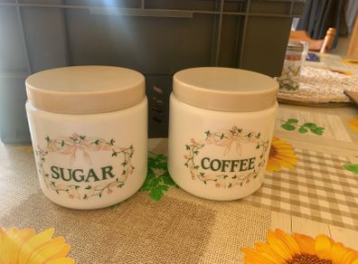 Eternal Beau Coffee / Sugar canisters