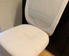 IKEA White Mesh Office Swivel Chair