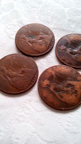 1915 Pennies.