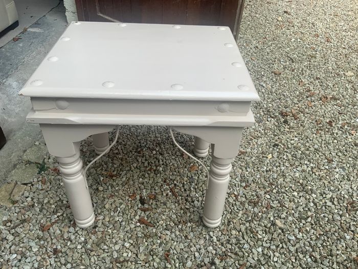Small cream table
