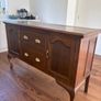 Antique solid oak sideboard Image 2