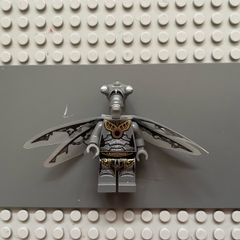 lego Star Wars sw0382 Geonosian Zombie minifigure - Dark Bluish Gray, with Wings