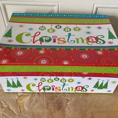 NEW large Christmas gift box