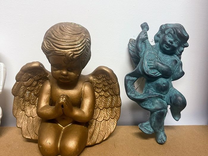vintage cherub figurines