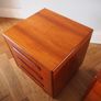 Delivery Available G Plan Fresco Teak Bedside Cabinets Chests Of Drawers Mid Century Vintage Retro Pair Image 4