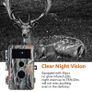 Wildlife Camera, 24MP 1296P Trail Cameras with 120 Degree Wide Angle Motion Sensor, IP66 Waterproof Animal Camera with Night Vision Motion Activated for Garden Wildlife Observation (FREE POSTAGE) Image 5