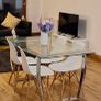 Dining Table + 4 Chairs (Delivery Available) Image 2