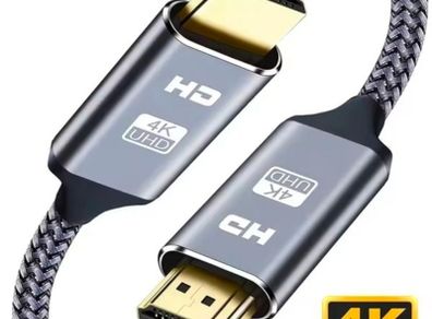 HDMI Cable 2.0 4K Cable for PS4 PS3 Xbox Fire TV Stick Blue Ray Player HDR High Speed Ethernet 4K 60Hz 1 Metre