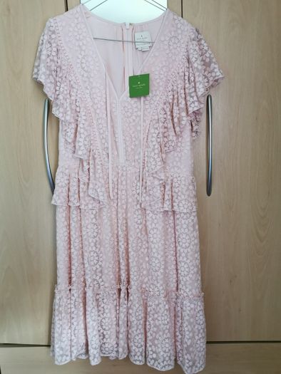 BNWT - Kate spade embroidered chiffon dress UK 14