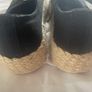 Black Espadrille lace up shoes size UK 6 Image 2