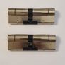 Yale euro Cylinder 45/50mm door lock x2 used Image 2
