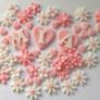 cake toppers edible letters flowers Image 2