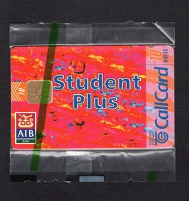 1996 Ireland 10 unit AIB "Student Plus" bank account (ODS2) Call Card New in Packaging. Telecom Eireann card number 1153