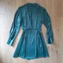 Mango satin dress - Size S - Aquamarine Image 5