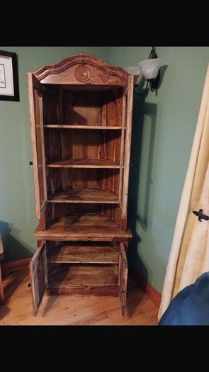 Corner display cabinet and tv unito