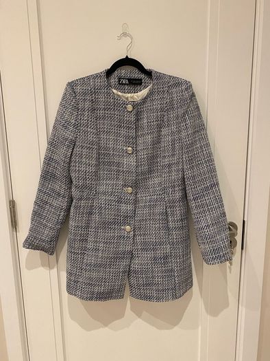Zara blazer light blue