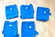 apron blue new , set of 5 aprons