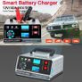 Large Power 400W Battery Charger 12V/24V Car Battery Charger Trickle Smart Pulse Repair for Car SUV Truck Boat Image 2