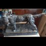 REDUCED - PJ Mene Reproduction of hunting dog with Bird Image 3