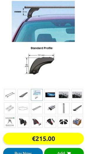 Roof Bars Renault Megane mk3 hatchback