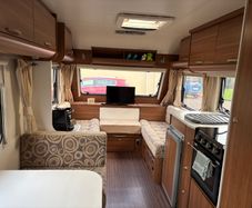 Adria Altea 6 birth triple bunk caravan & awning