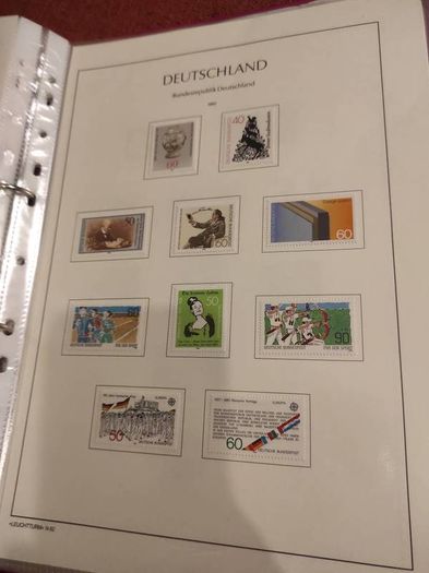 GERMANY 1975-82 album with stamps
