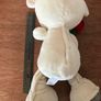 Soft White Teddy Bear holding a red rose Image 4