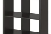 KALLAX Ikea Shelving black brown 77cmx77cm