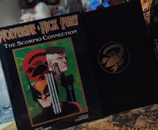 Wolverine and Nick Fury ! The Scorpio Connection ! RARE ! Beautiful Leatherbound Edition ! 1989 ! by Marvel !