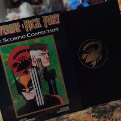 Wolverine and Nick Fury ! The Scorpio Connection ! RARE ! Beautiful Leatherbound Edition ! 1989 ! by Marvel !