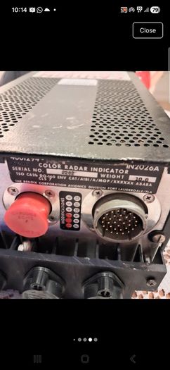 Bendix Color Radar